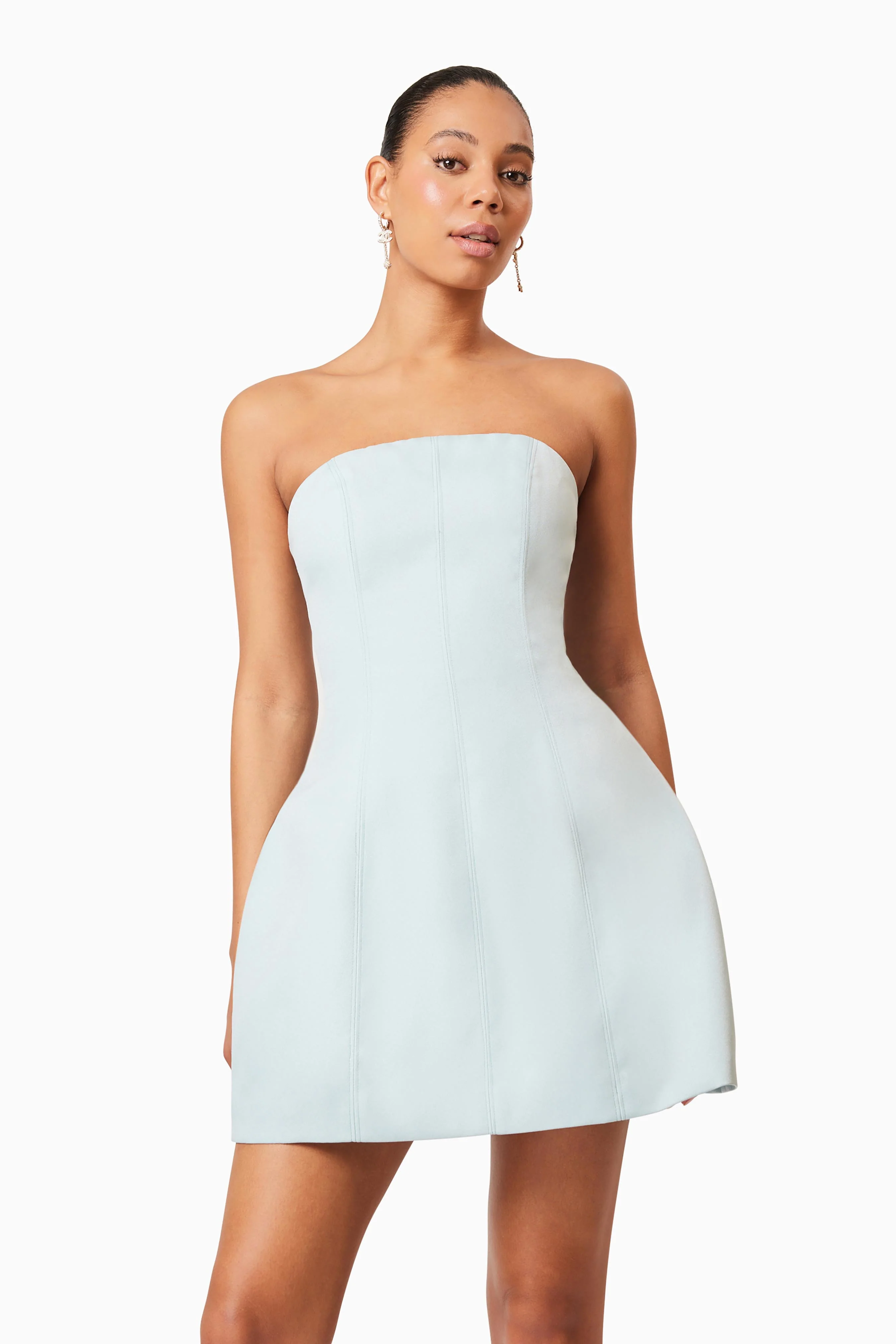 Elliatt Geranium Party Dress - Seafoam - Image 2