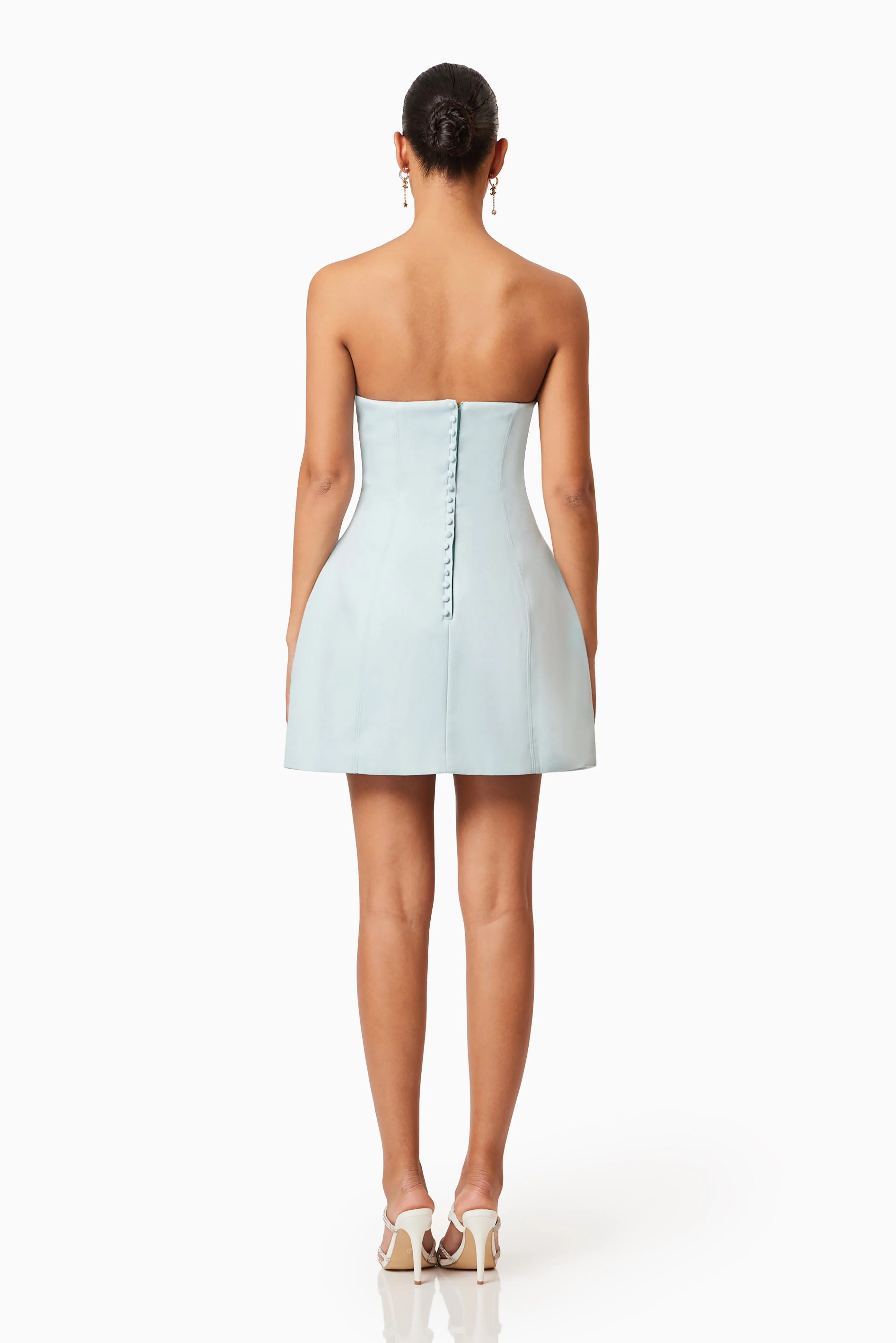 Elliatt Geranium Party Dress - Seafoam - Image 4