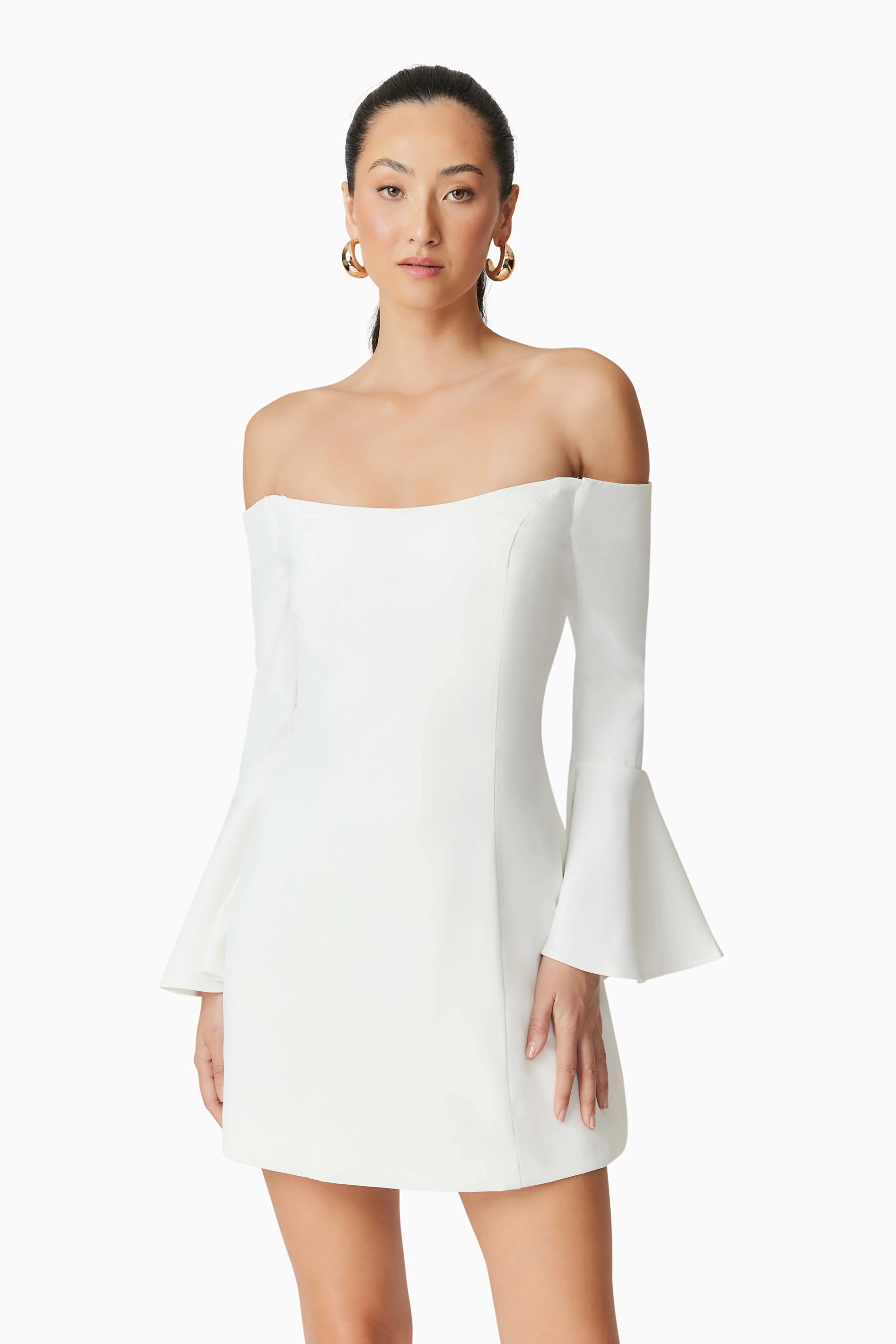 Elliatt Hazelle Mini Dress - Ivory - Image 3