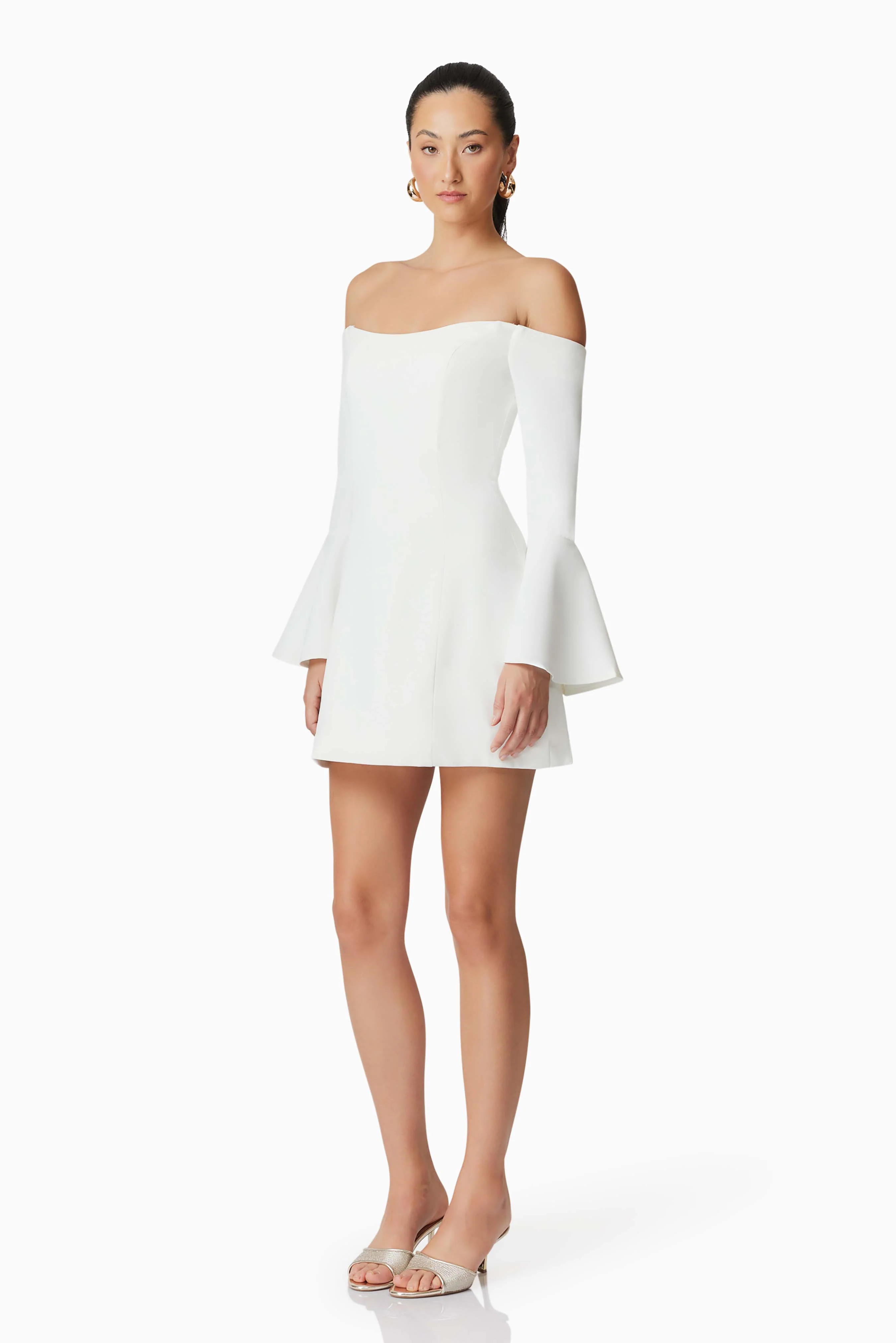 Elliatt Hazelle Mini Dress - Ivory - Image 4