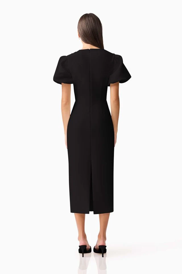 Elliatt Hester Midi Dress - Black - Image 5