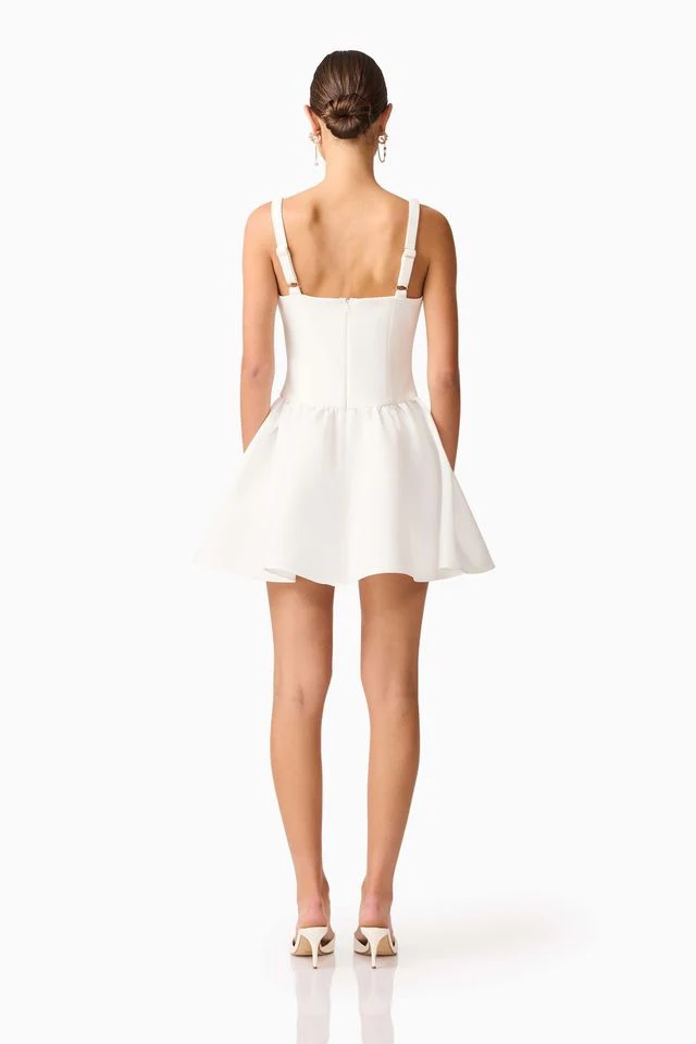 Elliatt Hester Mini Dress - Ivory - Image 6