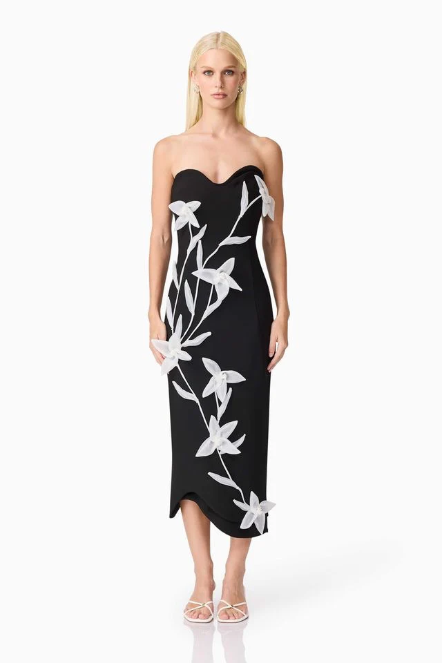 Elliatt Ilaria Midi Dress - Black