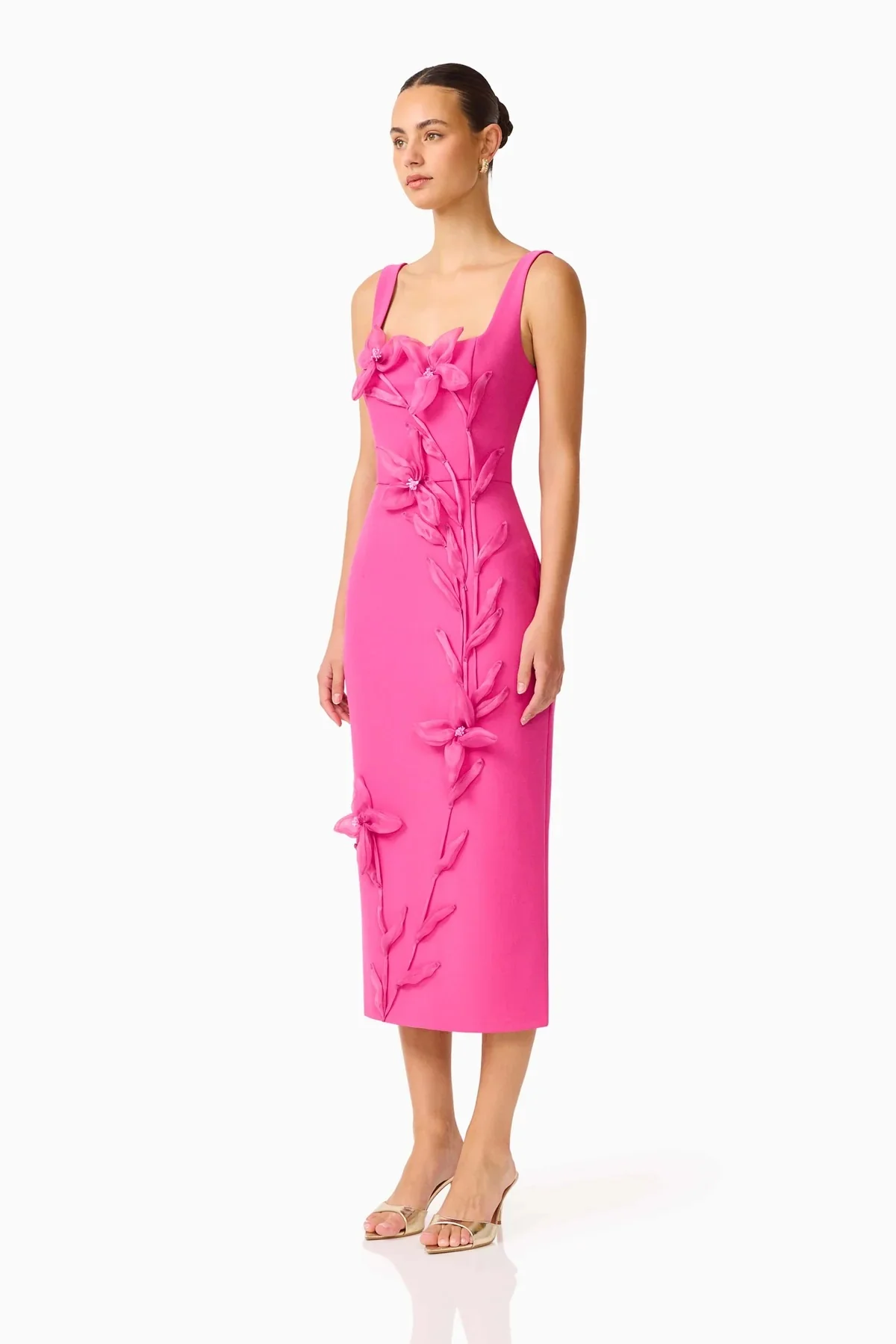 Elliatt Ilaria Midi Dress - Pink - Image 2