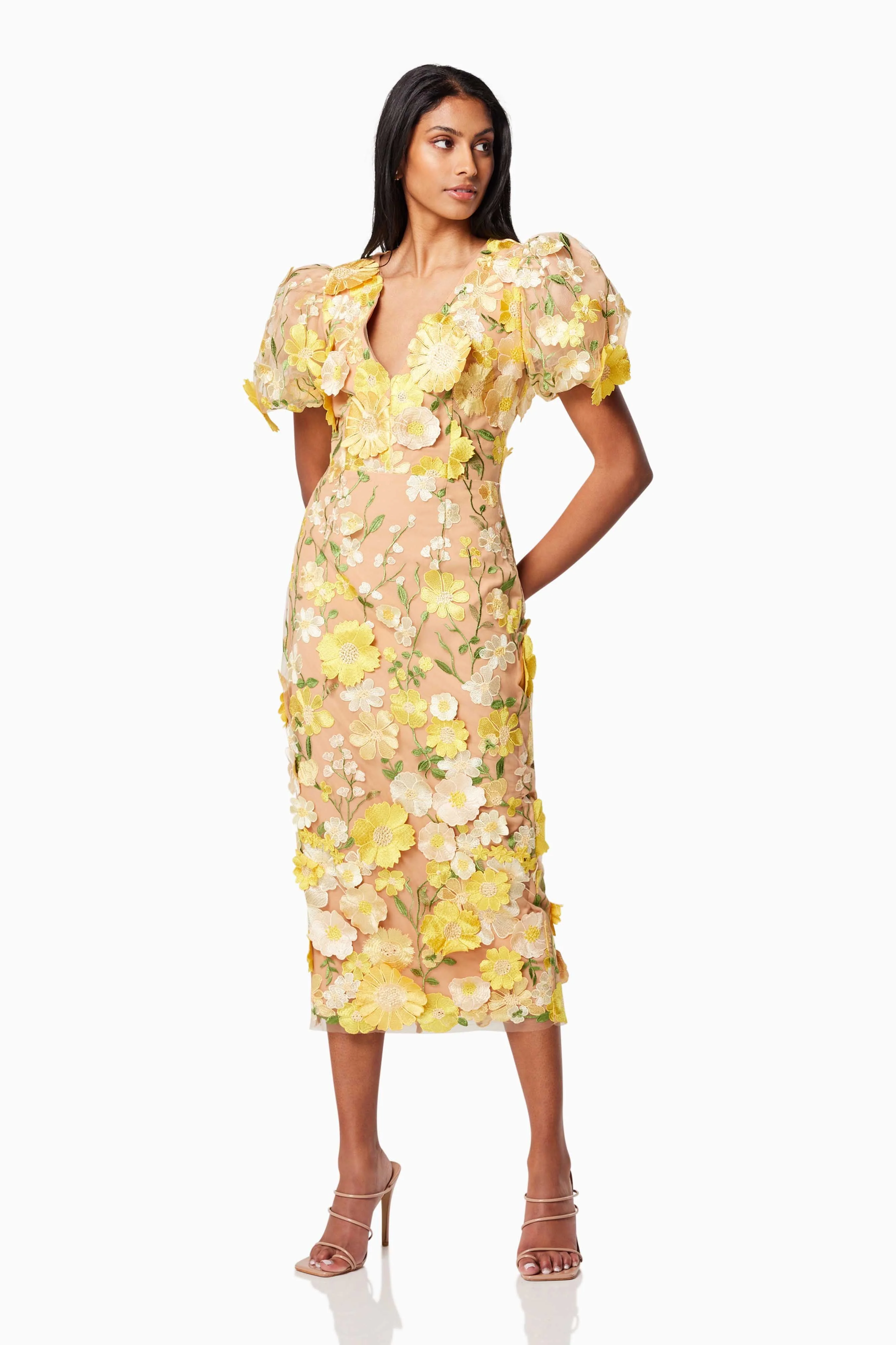 Elliatt Indie Dress - Yellow Multi - Image 2