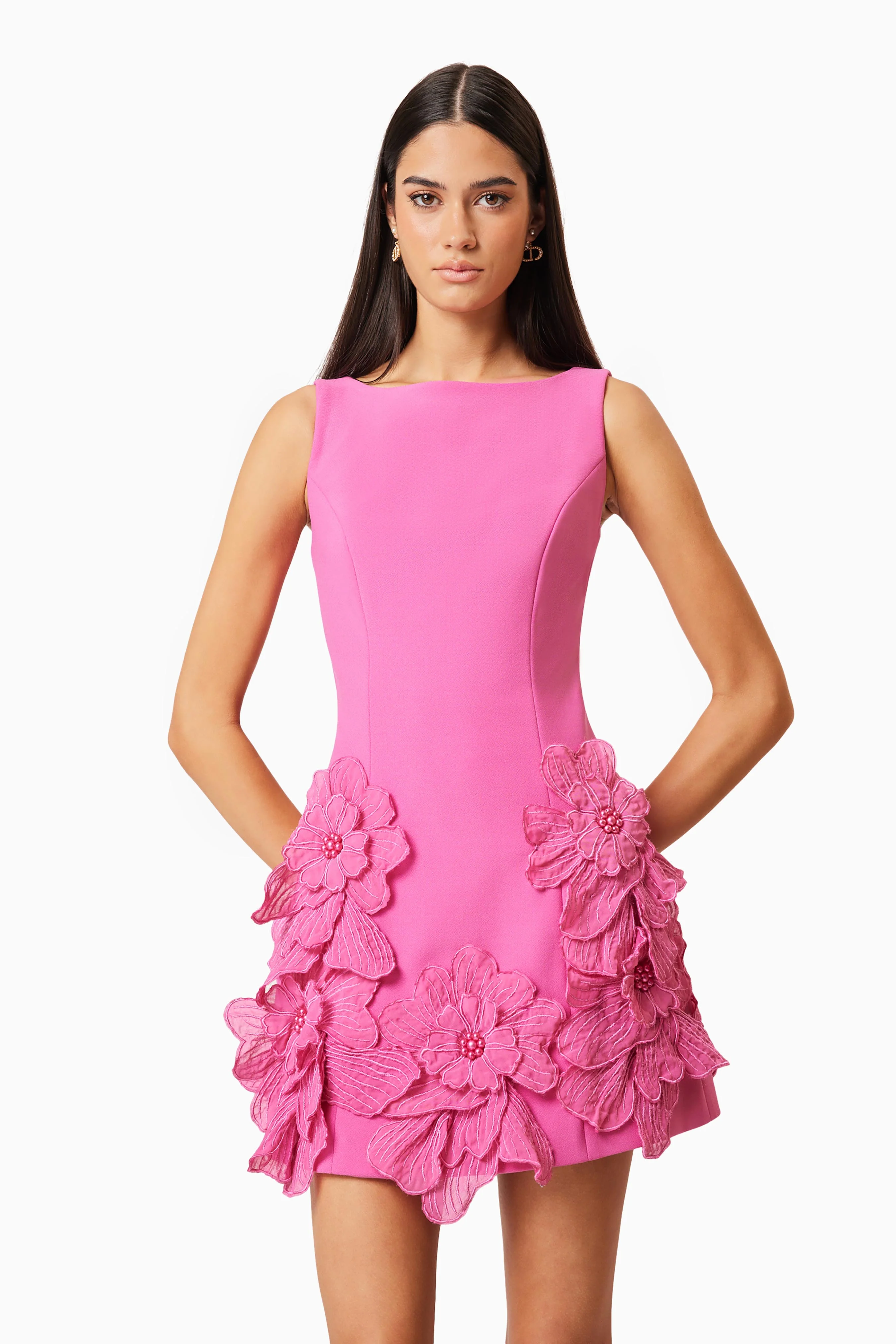 Elliatt Janelle Mini Dress - Fuchsia - Image 2