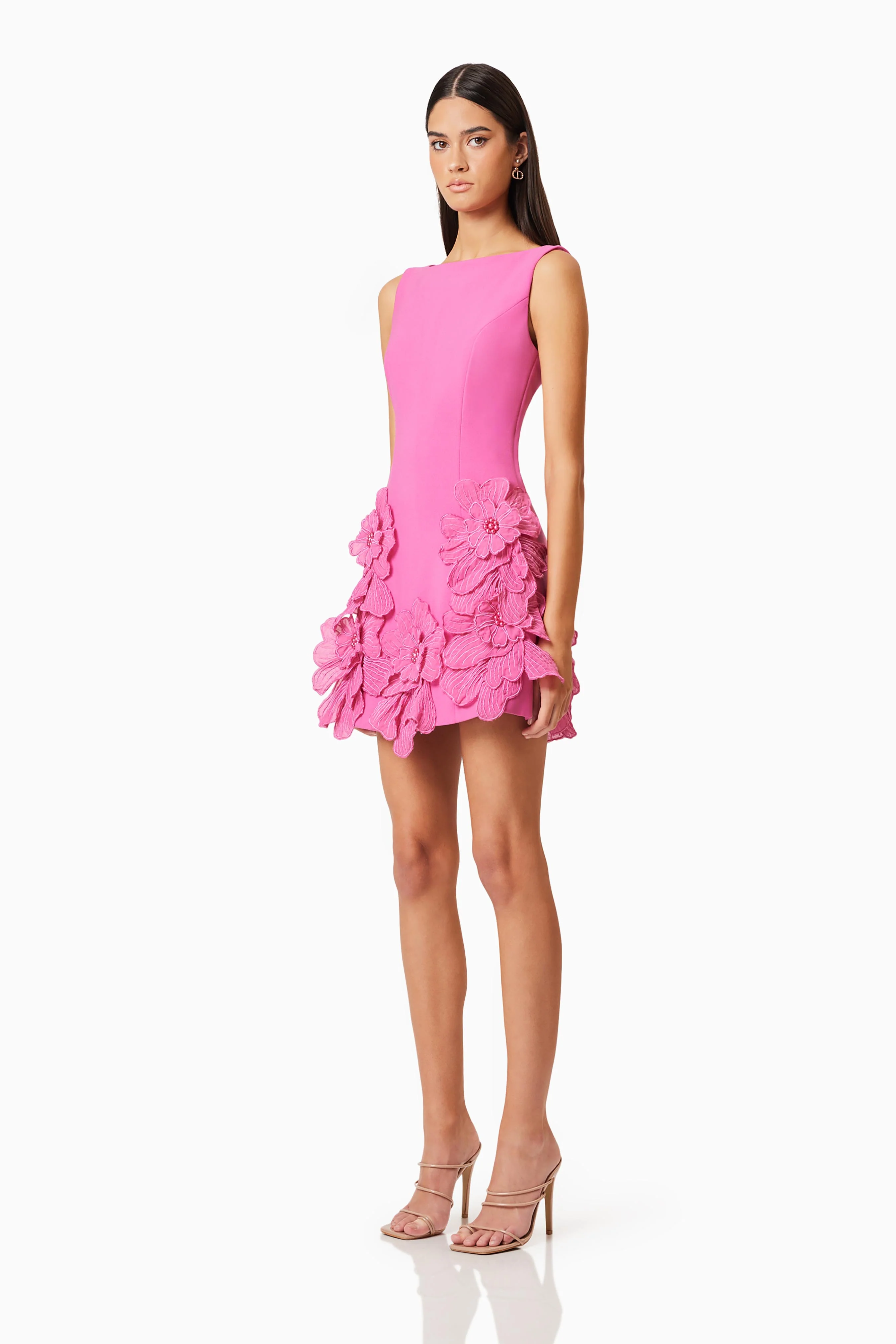 Elliatt Janelle Mini Dress - Fuchsia - Image 5