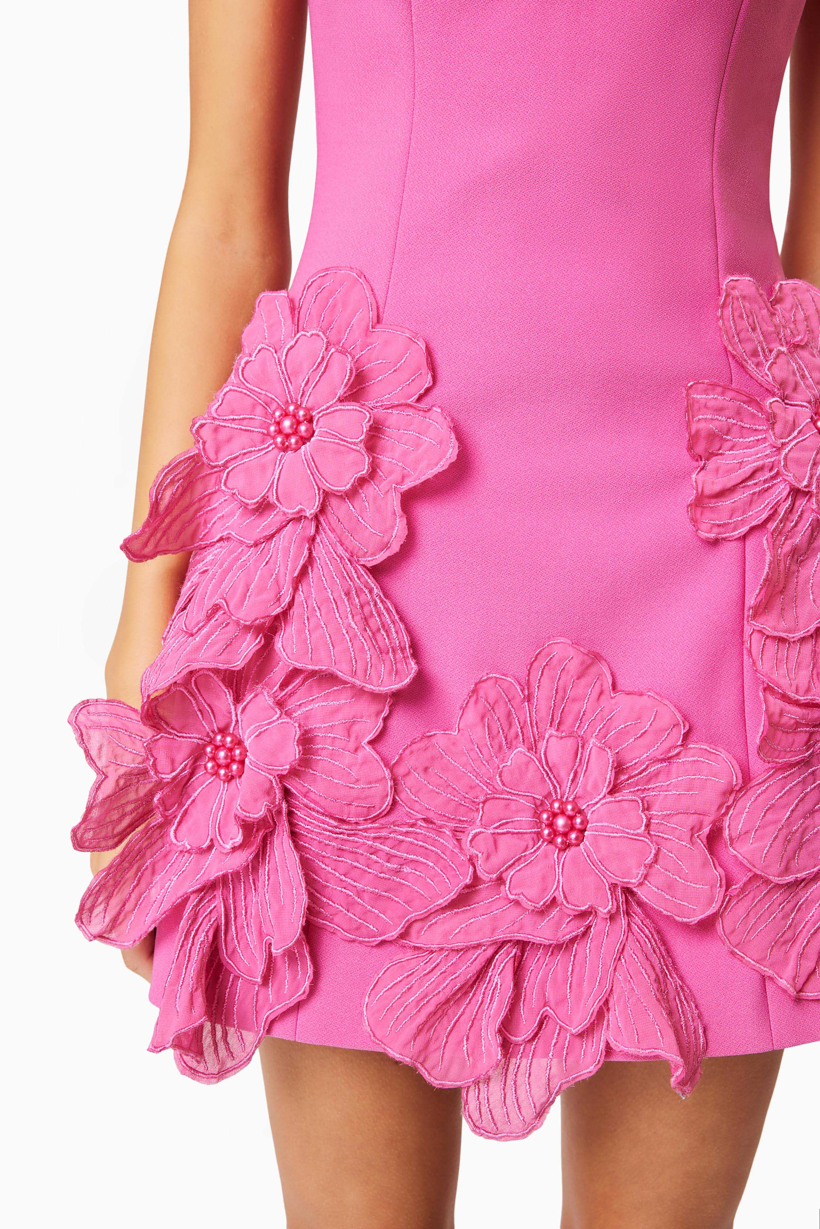 Elliatt Janelle Mini Dress - Fuchsia - Image 6