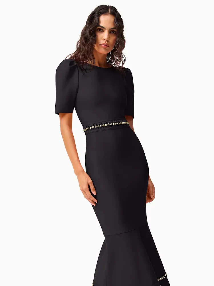 Elliatt Jesselle Short Sleeve Gown - Black - Image 4