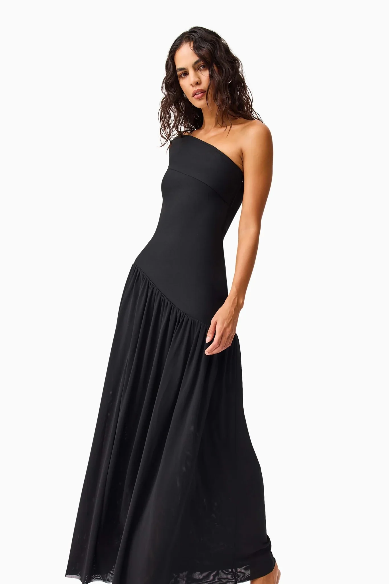 Elliatt Jesselle Asymmetrical Gown - Black - Image 3