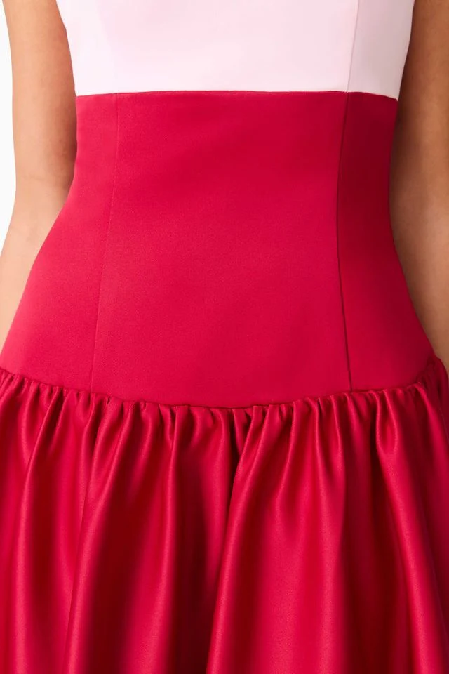 Elliatt June Gown - Red & Pink - Image 6