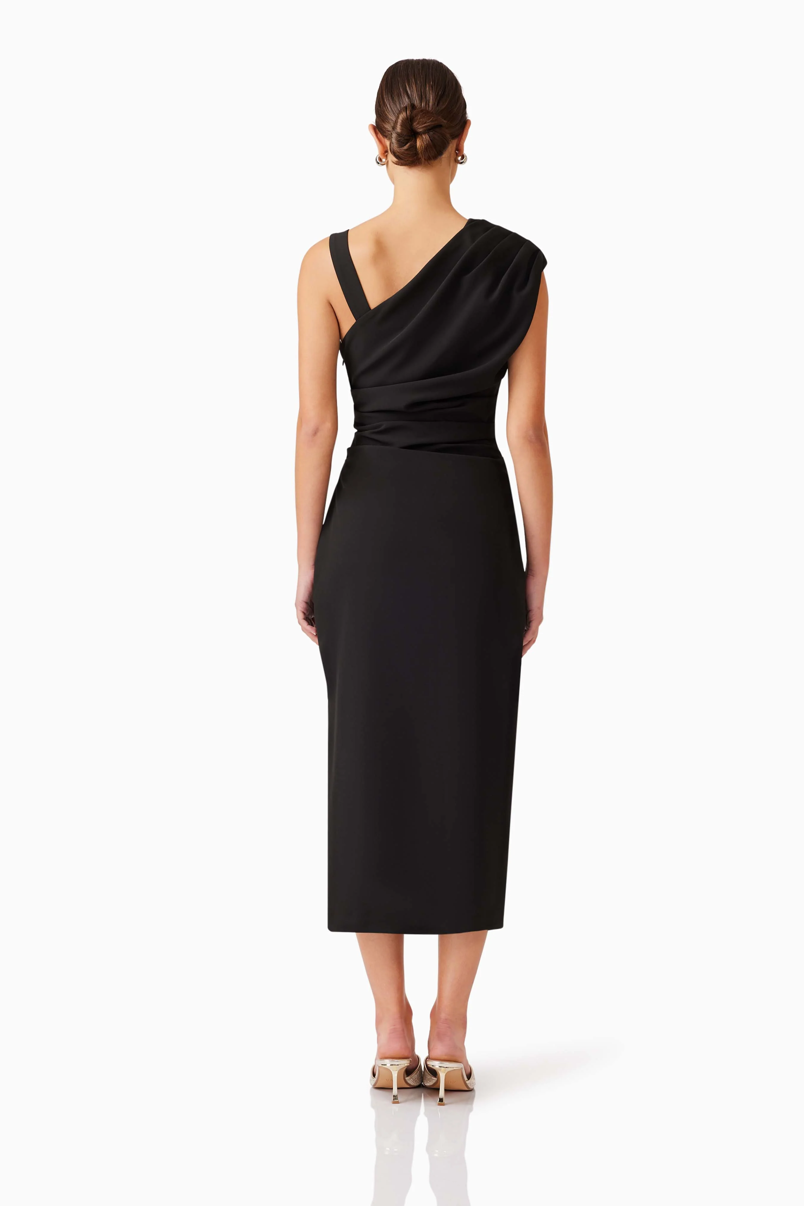 Elliatt Kourtney Midi Dress - Black - Image 4