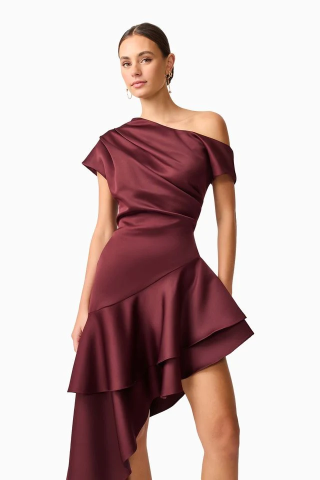 Elliatt Livia Gown - Berry - Image 4