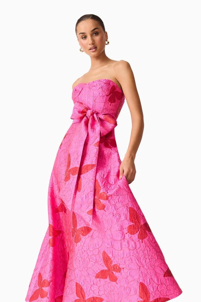 Elliatt Lorena Gown - Pink Multi - Image 4