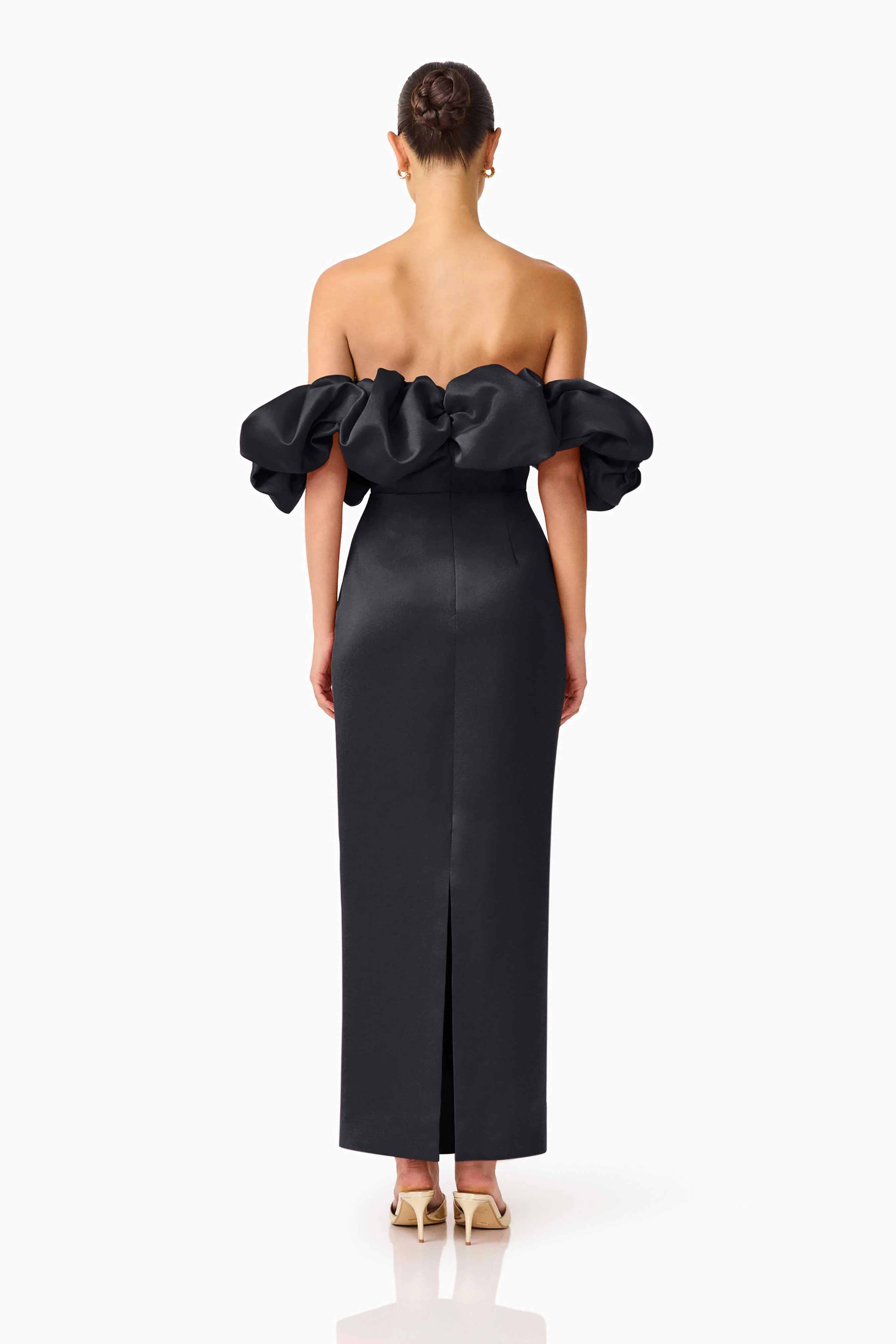 Elliatt Lucetta off Shoulder Gown - Black - Image 3