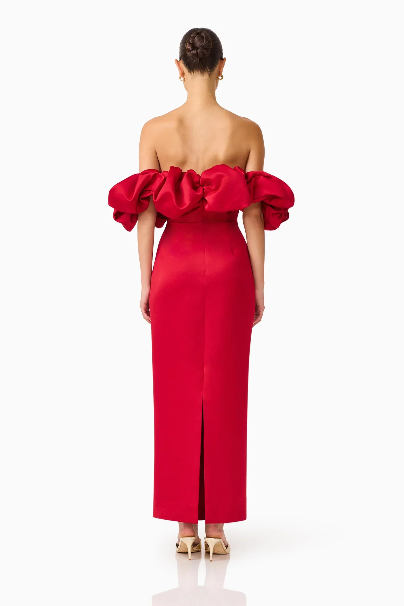 Elliatt Lucetta off Shoulder Gown - Red - Image 3