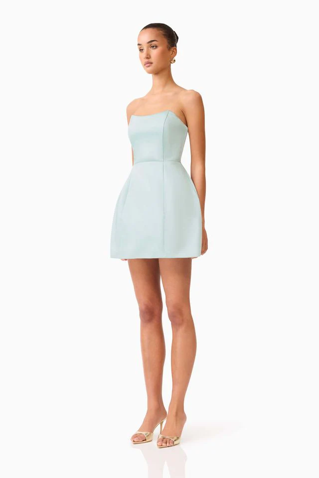 Elliatt Manon Tulip Mini Dress - Seagreen - Image 3