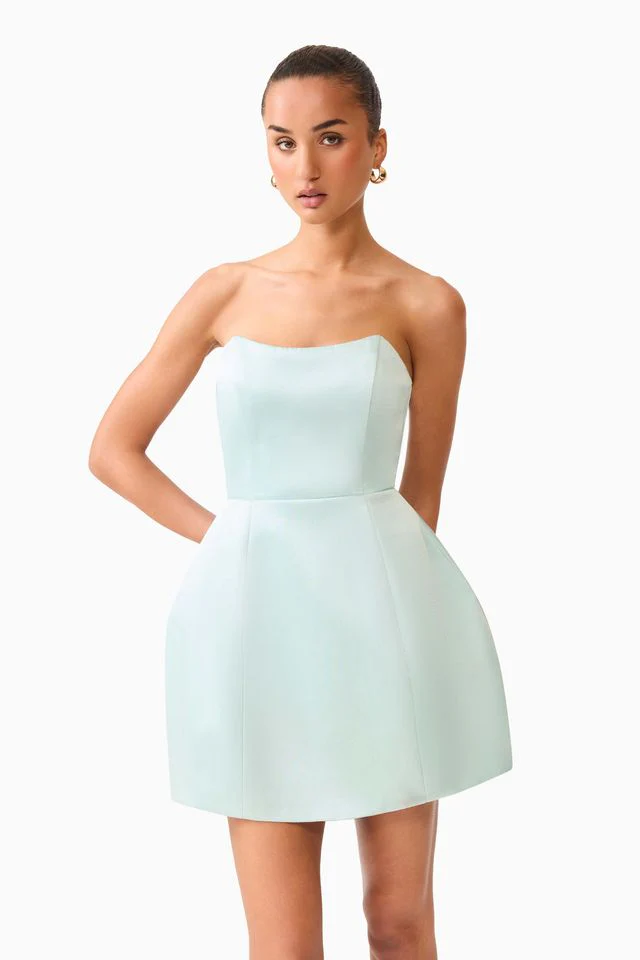 Elliatt Manon Tulip Mini Dress - Seagreen - Image 4