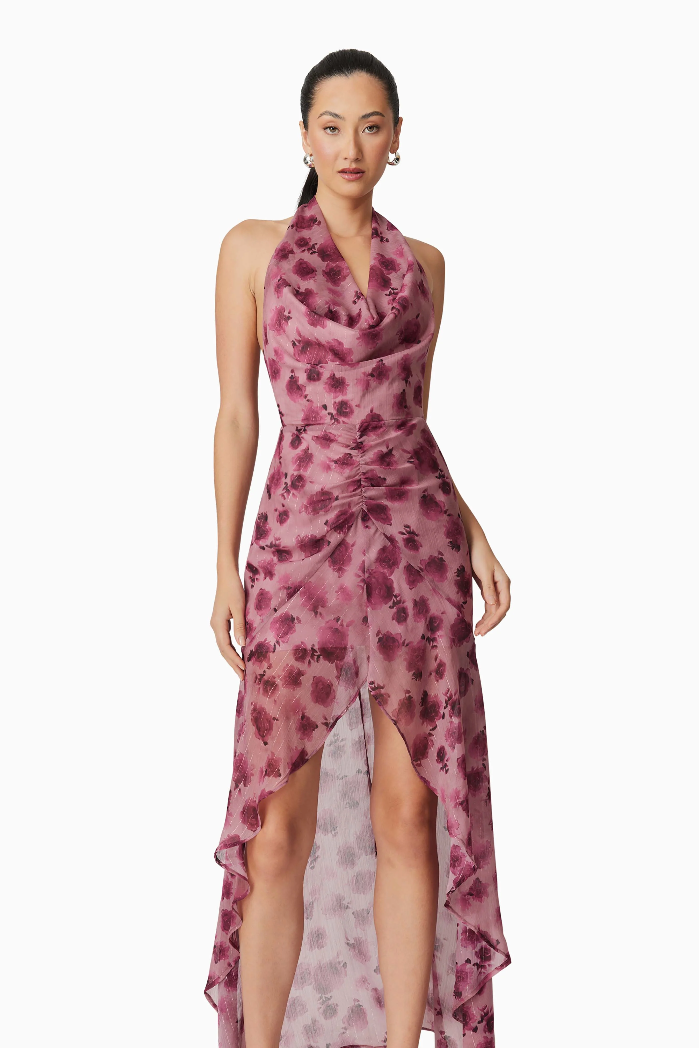 Elliatt Monica Dress - Plum Multi - Image 2
