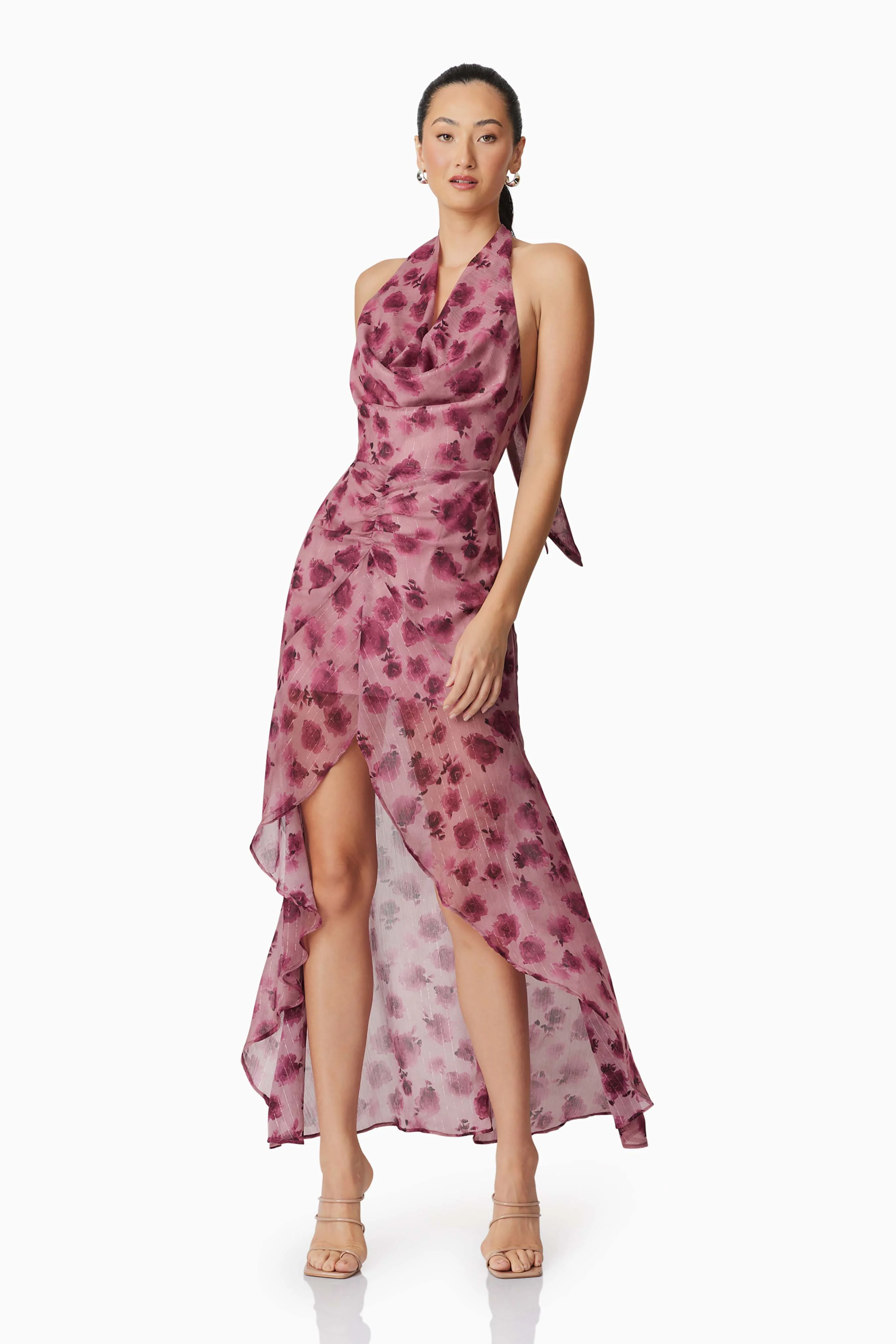 Elliatt Monica Dress - Plum Multi - Image 4