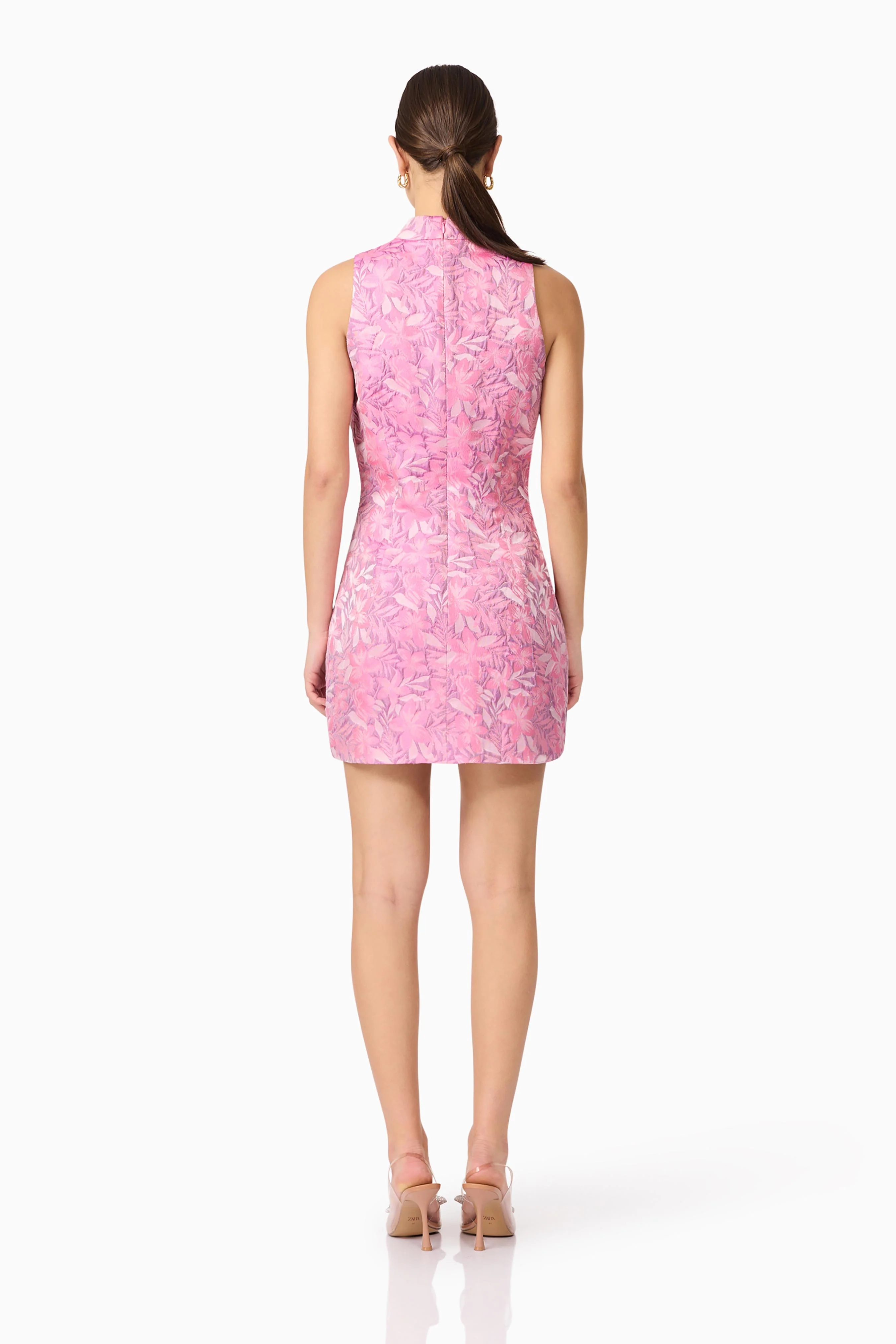 Elliatt Nadine Shift Mini Dress - Pink Purple - Image 4