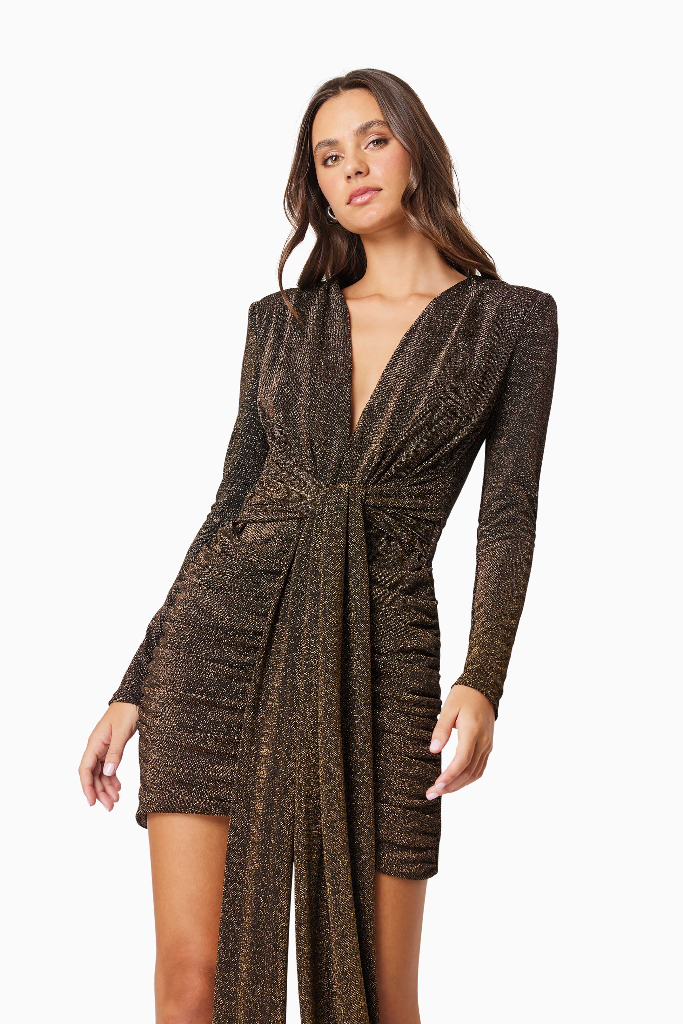 Elliatt Nalani Party Dress - Black/Gold - Image 2