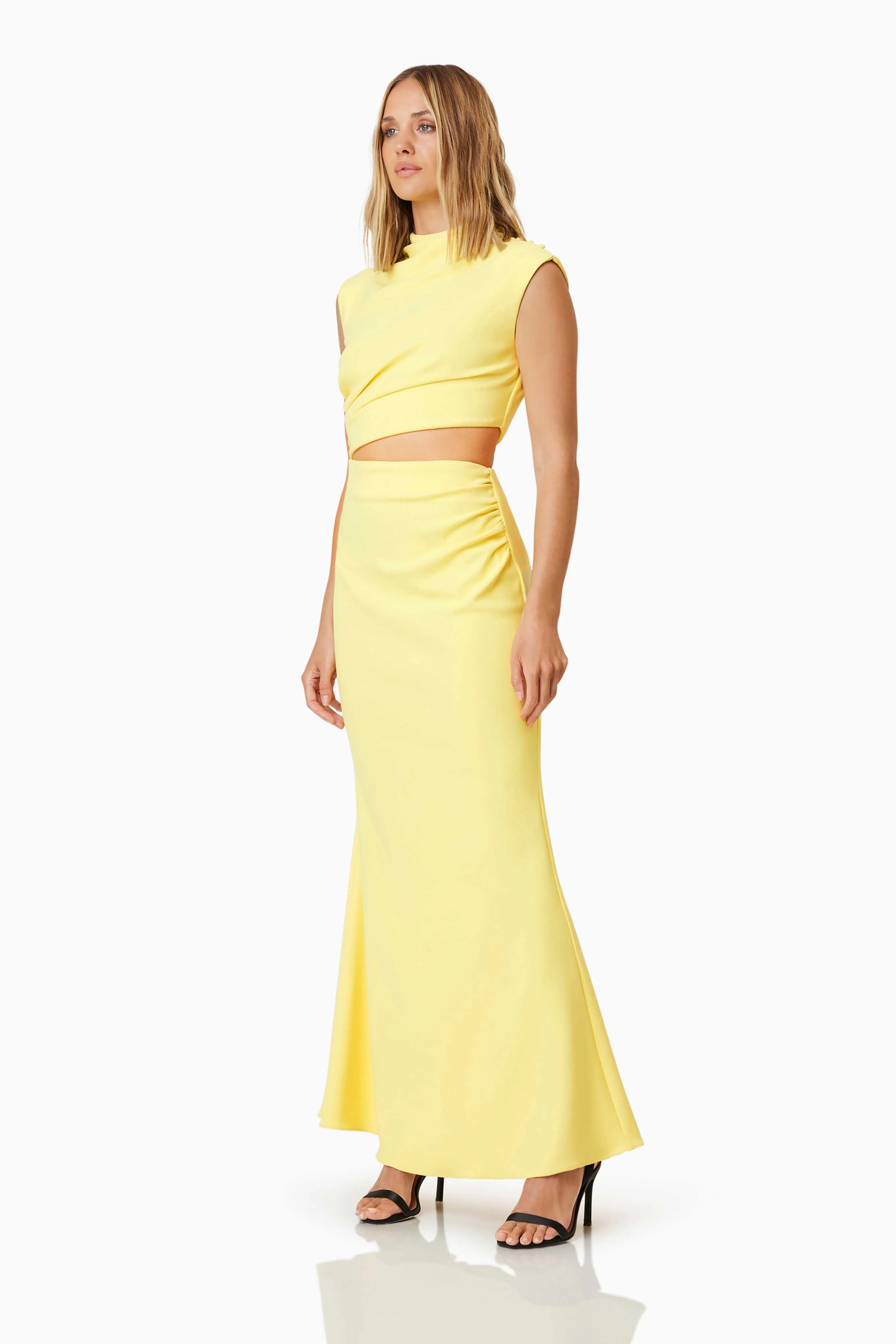 Elliatt Nola Gown - Yellow - Image 3