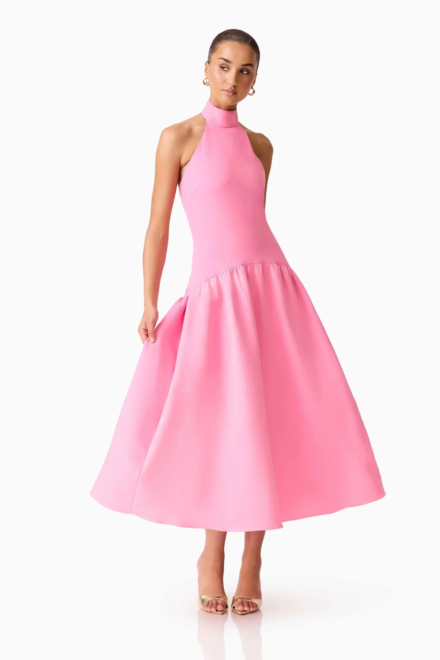 Elliatt Nolana Midi Dress - Pink - Image 2