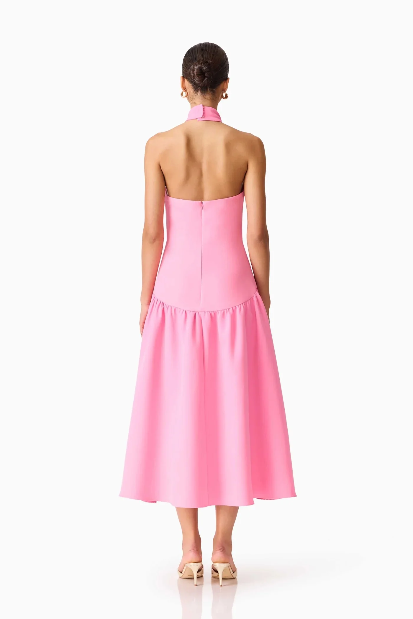 Elliatt Nolana Midi Dress - Pink - Image 5