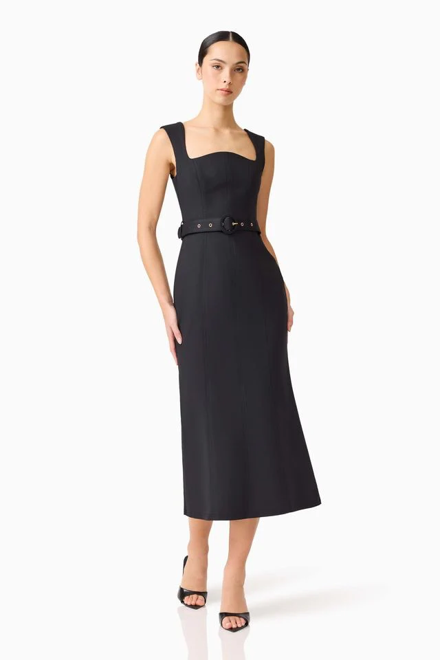 Elliatt Nydia Fit & Flare Maxi Dress - Black - Image 2