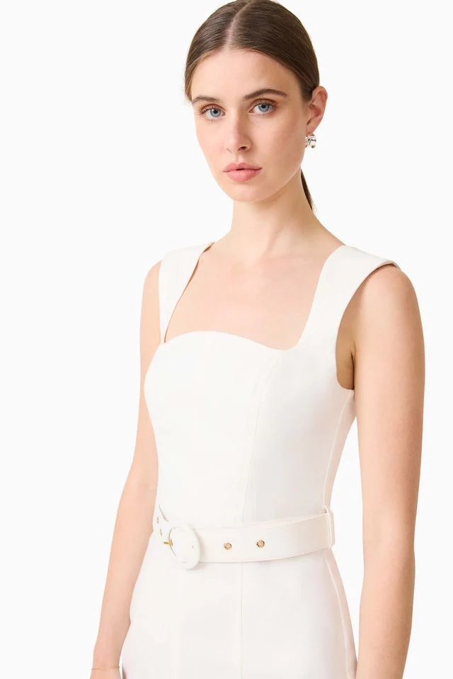 Elliatt Nydia Fit & Flare Maxi Dress - White - Image 4