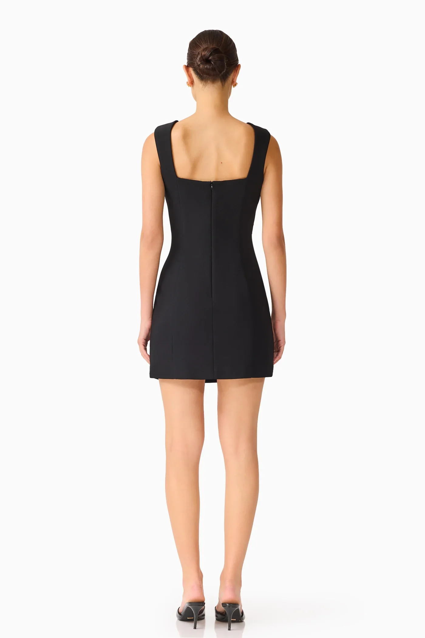 Elliatt Odelia Beaded Mini Dress - Black - Image 3