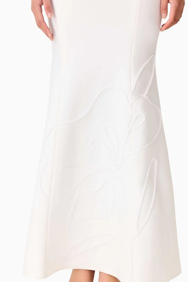 Elliatt Opline One Shoulder Gown - White - Image 6