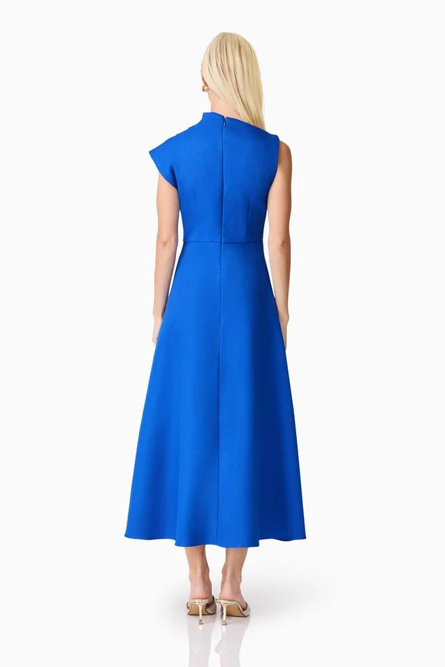 Elliatt Rafaela Midi Dress - Blue - Image 5