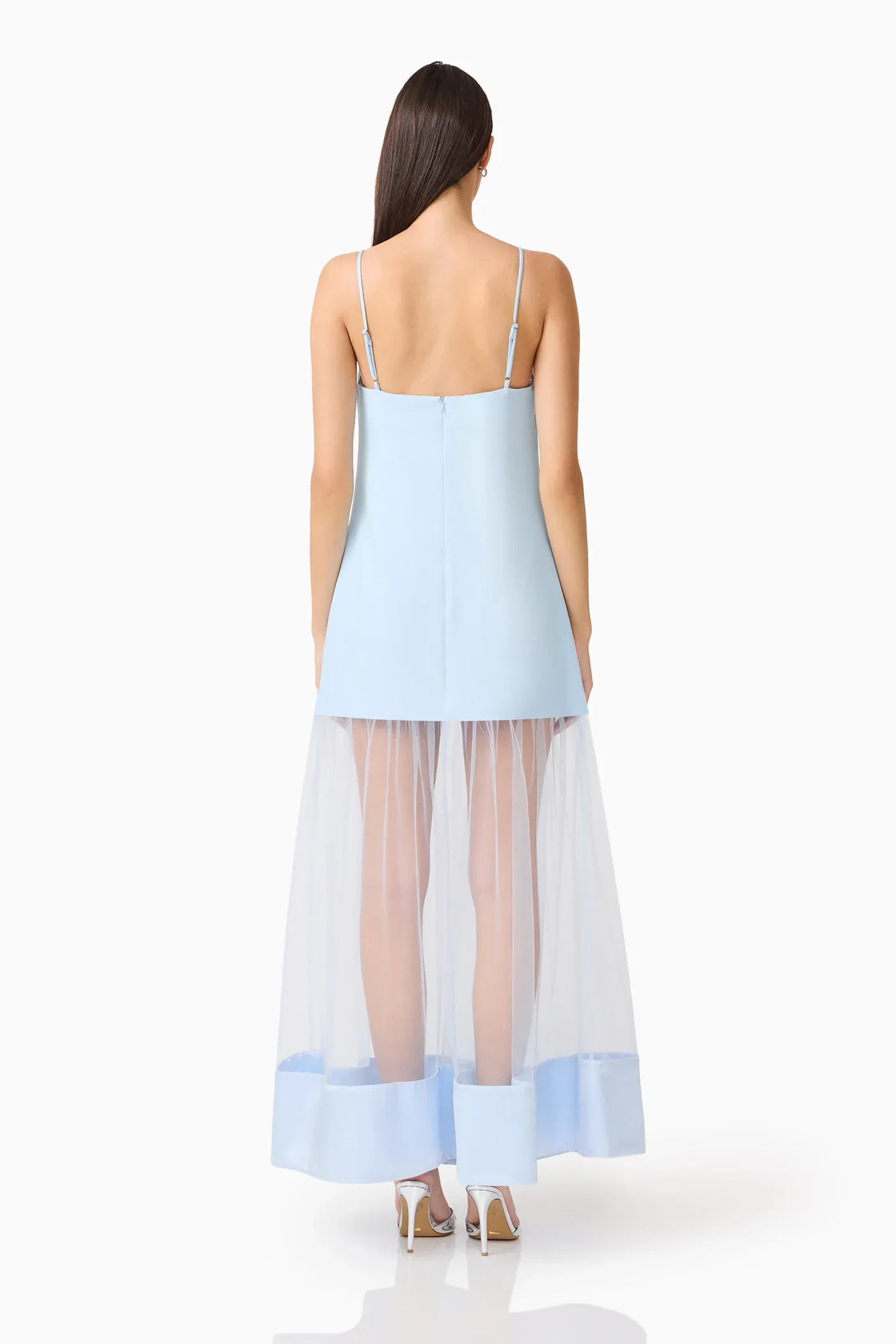 Elliatt Reina 3D Floral Gown - Sky Blue - Image 3