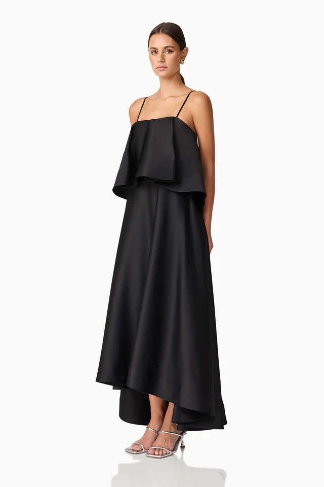 Elliatt Reyna Tiered Maxi Dress - Black - Image 2