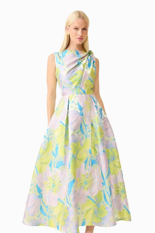 Elliatt Rhea A Line Midi Dress - Floral Multi - Image 2