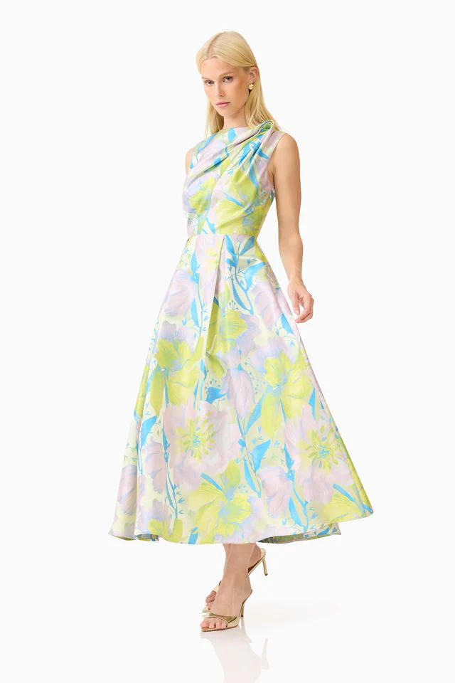 Elliatt Rhea A Line Midi Dress - Floral Multi - Image 3