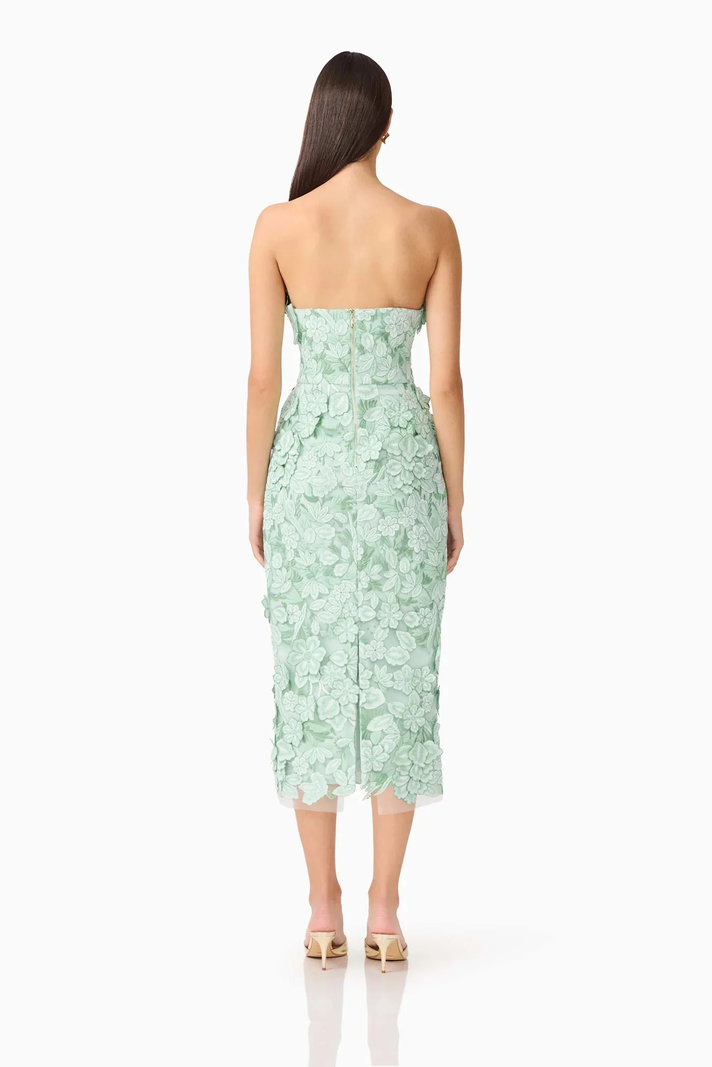 Elliatt Roseate Midi Dress - Mint Green - Image 5