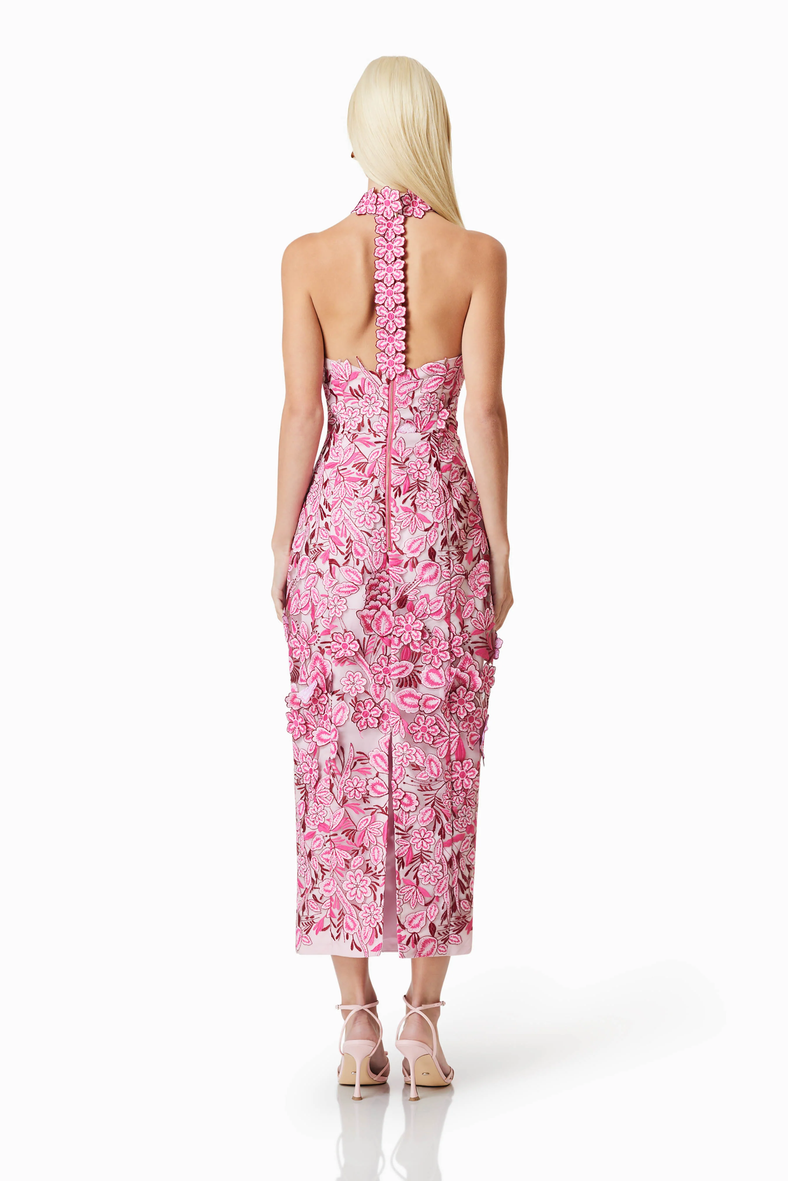 Elliatt Roseate Midi Dress - Pink - Image 6