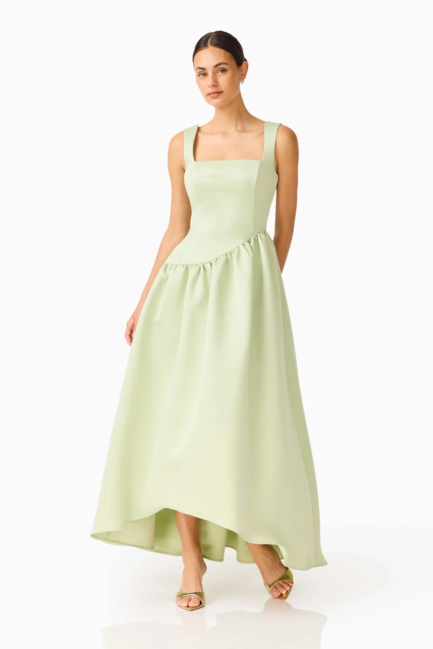 Elliatt Ruelle A-Line Maxi Dress - Sage Green - Image 5