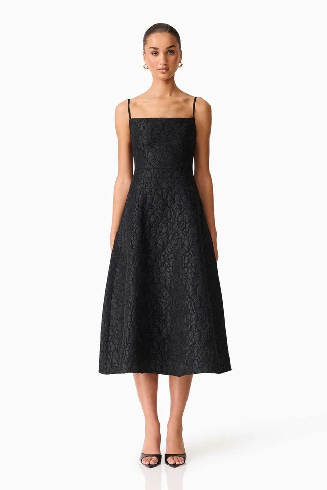 Elliatt Saffron Gown - Black