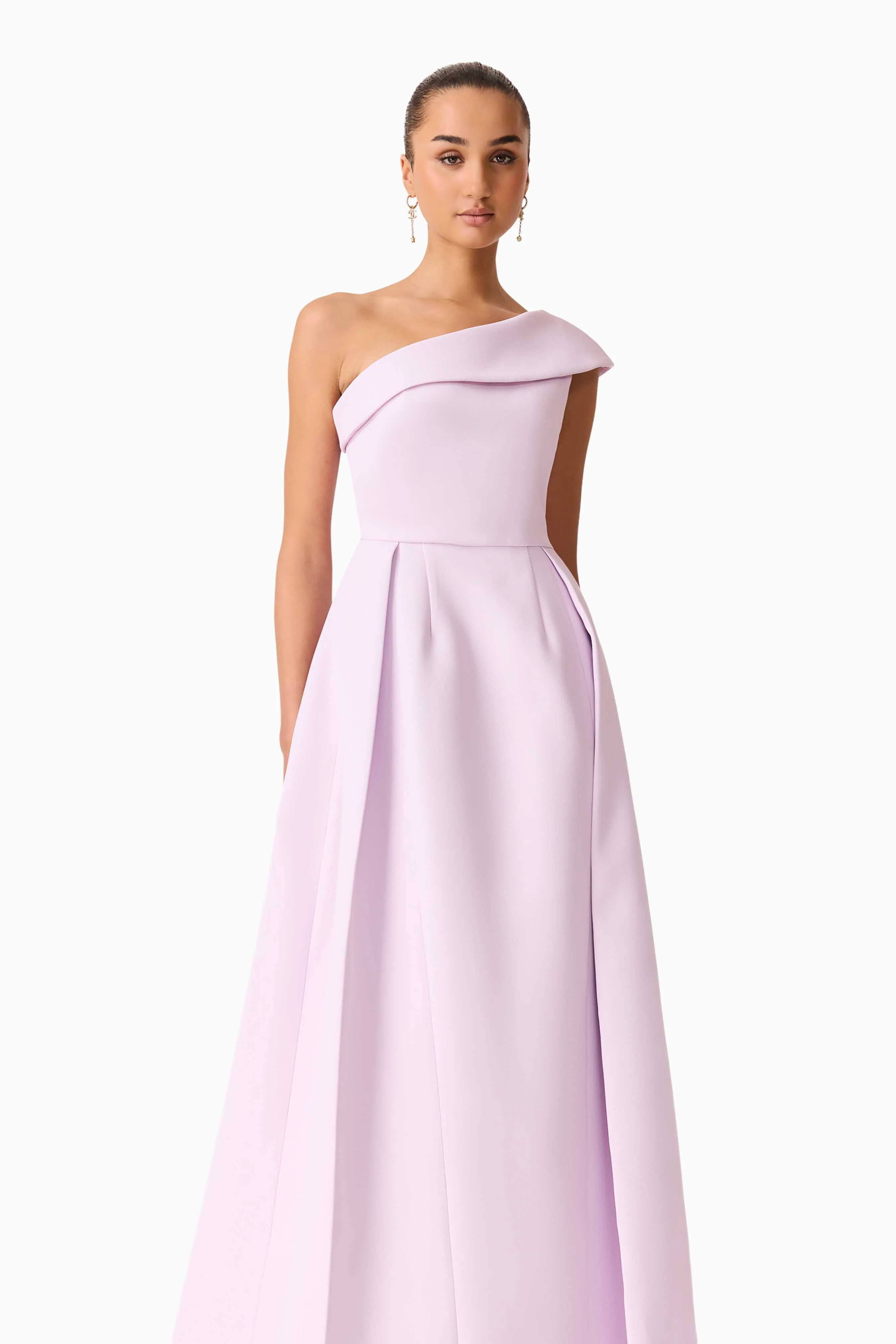 Elliatt Saphine One Shoulder Gown - Pink - Image 2