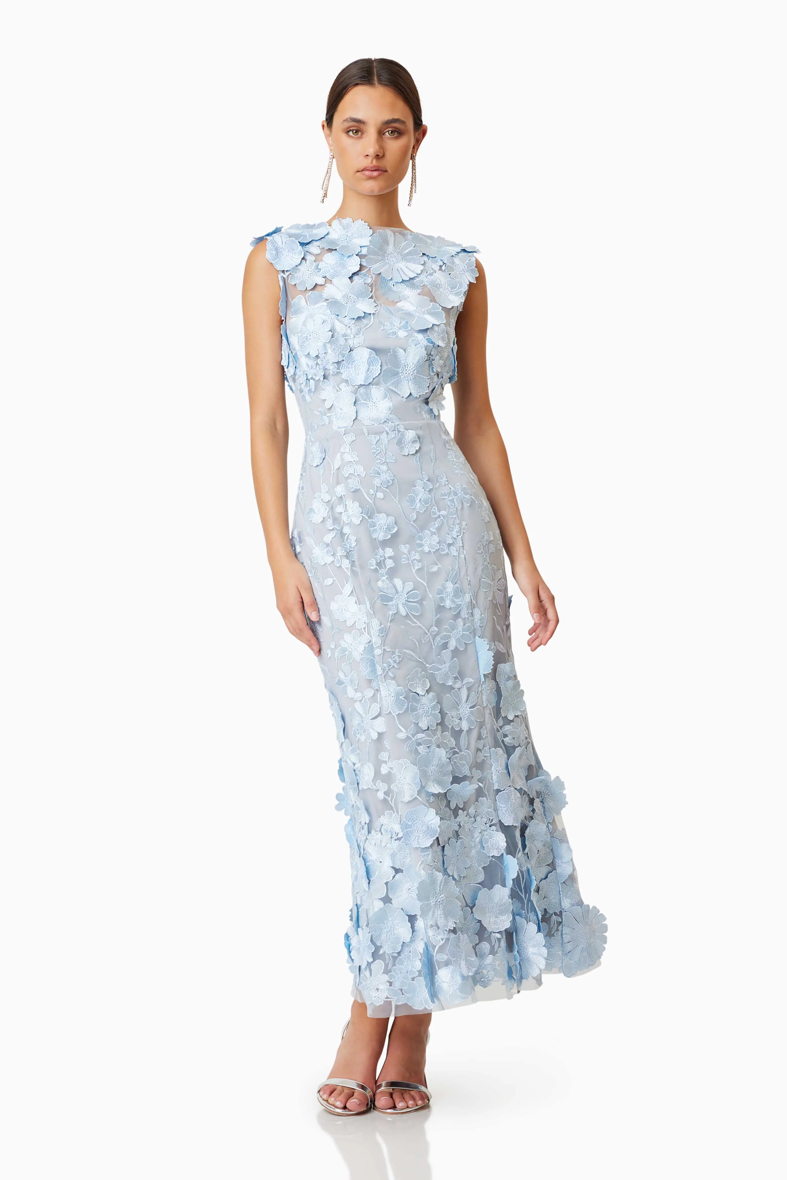 Elliatt Selene Cocktail Dress - Blue - Image 3