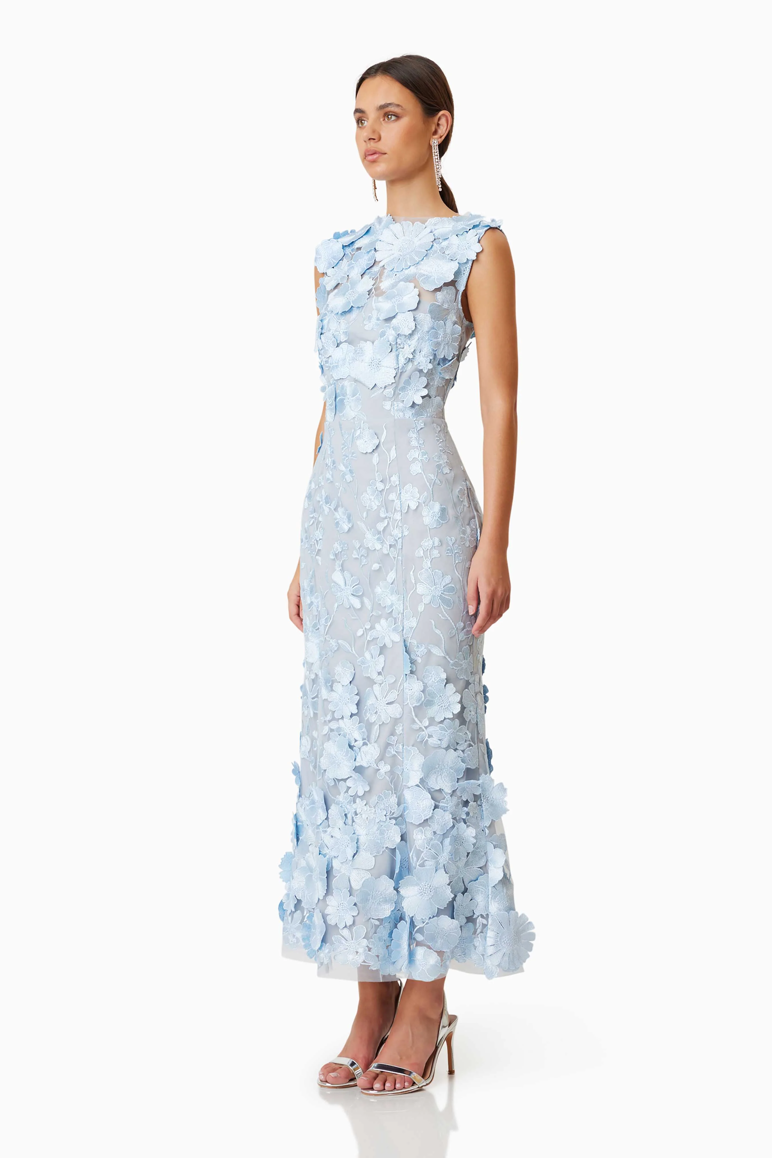 Elliatt Selene Cocktail Dress - Blue - Image 4