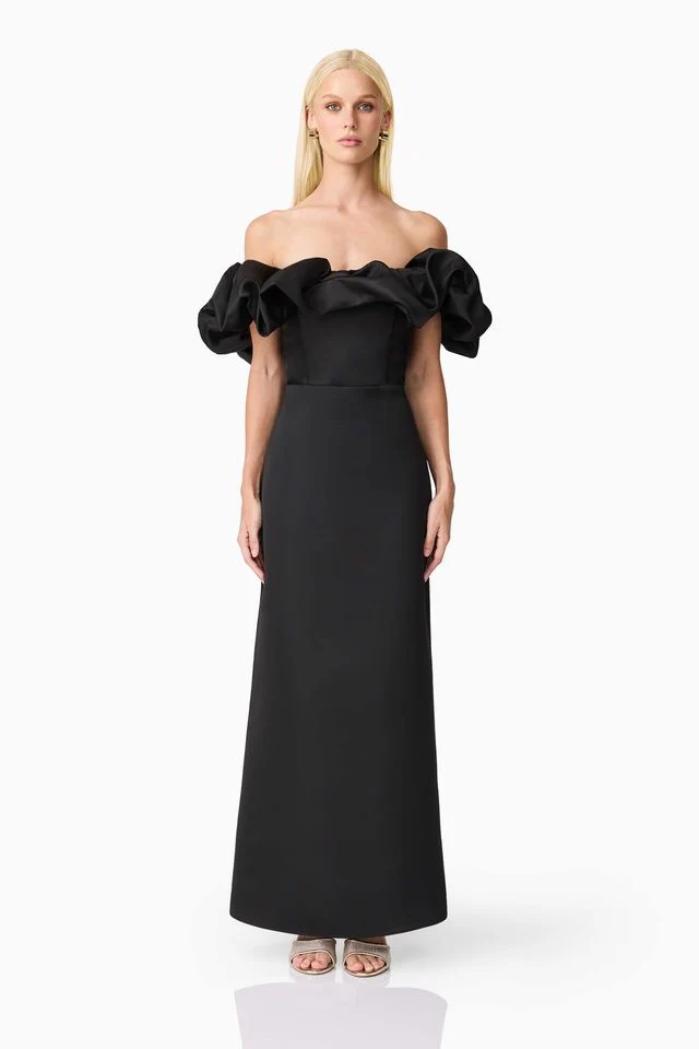 Elliatt Sharon Midi Dress - Black