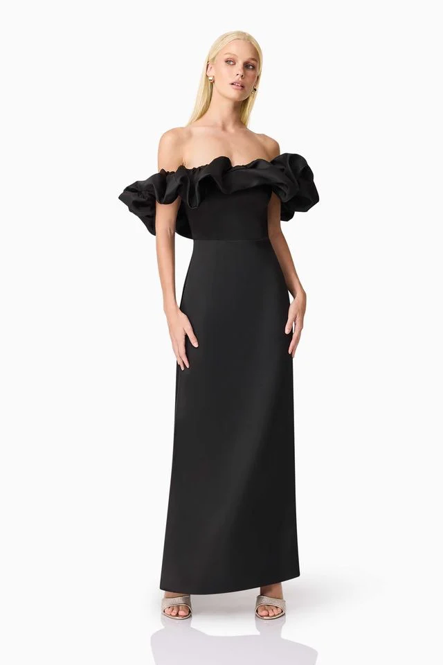 Elliatt Sharon Midi Dress - Black - Image 2