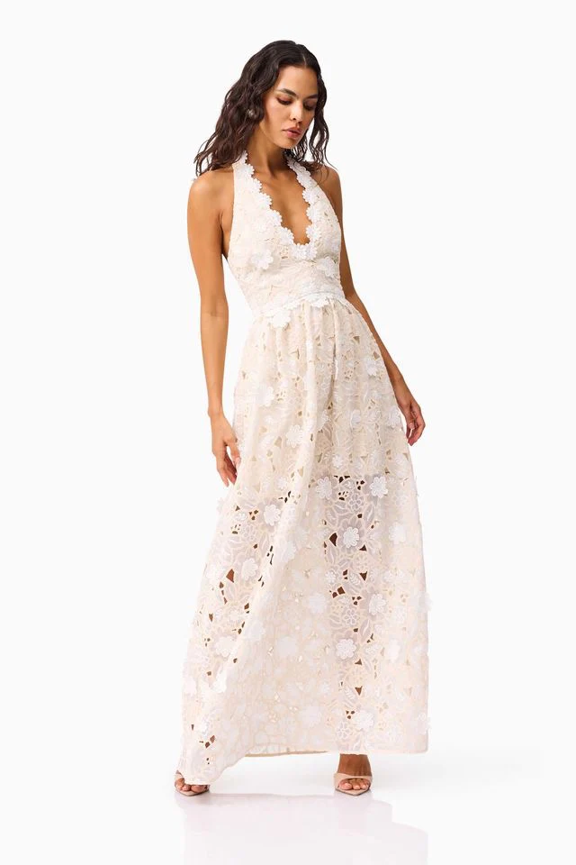 Elliatt Sienna Gown - Ivory Cream - Image 3