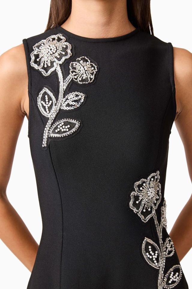 Elliatt Soleil Midi Dress - Black - Image 6
