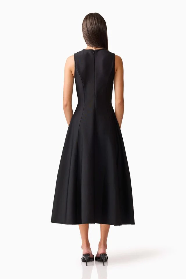 Elliatt Soleil Midi Dress - Black - Image 7